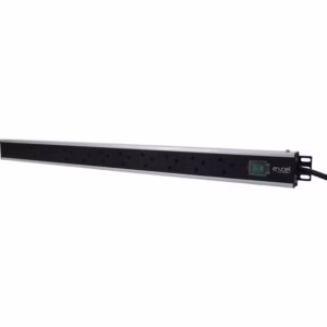 D16-12-EXL Excel 12 Way Vertical PDU 12x UK Socket Passive 16A IEC 60309 Plug Switched