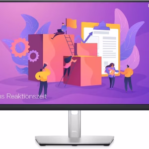 Dell P2422H 24 Inch FHD 1920 x 1080 Monitor, 60 Hz, IPS, 5 ms, Ultrathin Bezel, 99% sRGB, DisplayPort, HDMI, 4x USB, Adjustable Stand Height, Pivot, Swivel, Tilt Black
