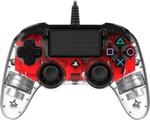 PS4 Coloured Clear Red