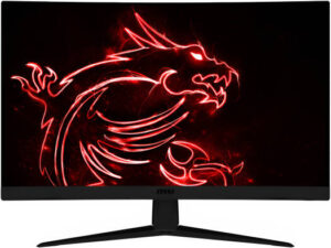 MSI Optix G27C5 27" Gaming Monitor, 1920 x 1080 (FHD) Resolution, 165Hz Refresh Rate, 1ms Response Time, 250 Nits, Anti-glare, Samsung VA Panel Type, Black | 9S6-3CA91T-023 / 9S6-3CA91T-019