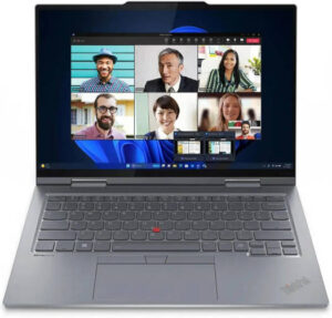 Lenovo ThinkPad X1 2-in-1 Gen 9 Laptop, 14" WUXGA IPS Touch Display, Intel Core Ultra 7-165U, 32GB RAM, 1TB SSD, Integrated Intel Graphics, ENG Backlit K/B, Win 11 Pro, Grey | 21KE000QUS