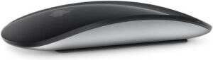 Apple Magic Mouse 3, Multi-Touch Surface, Wireless and Rechargeable, Bluetooth, Works with Mac or iPad, Woven USB Type-C to Lightning Cable, Black | MMMQ3