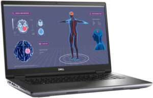 Dell Precision 7780 Workstation Laptop, 17" FHD WVA 60Hz Display, Intel Core i9-13950HX vPro CPU, 64GB RAM, 1TB SSD, RTX 4000 Ada 12GB GPU, English Backlit Keyboard, Wind11Pro, Grey | S005P7780USVP