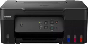 Canon PIXMA G2430 MegaTank 3-in-1 InkJet Printer, Print, Scan & Copy, 11 ipm Mono & 6 ipm Color Print Speed, Up to 4800 x 1200 DPI Print Resolution, 2 FINE Print Head Technology, Black | 5991C009