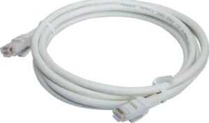 Bitcorez Cat6 UTP Ethernet Patch Cable, 1M, PVC - White | BC6UP1WH