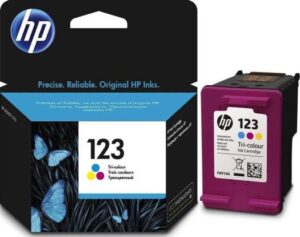 HP 123 Tri-Color Original Ink Cartridge | F6V16AE