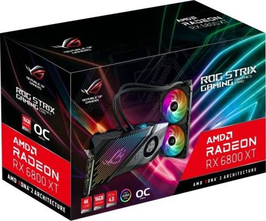 ASUS ROG Strix LC Radeon RX 6800 XT, 16GB of GDDR6 VRAM, 2360 MHz, PCI Express 4.0 x16, OC Edition Republic of Gamers Gaming Graphics Card | 90YV0FL0-M0NM00 - Image 3