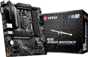 MSI MAG B460M Bazooka Gaming Motherboard (mATX, 10th Gen Intel Core, LGA 1200 Socket, DDR4, Dual M.2 Slots, USB 3.2 Gen 1, 2.5G LAN, DVI/HDMI) | 911-7C83-034