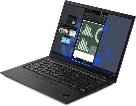 Lenovo ThinkPad X1 Carbon Gen 10 Laptop, 14" WUXGA IPS Touch Display, Intel Core i7-1255U, 16GB RAM, 1TB SSD, Intel Iris Xe Graphics, FP Reader,, Backlit ENG (US) KB, Black | 21CB000JUS - Image 3
