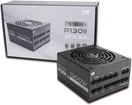 InWin P130II ATX12V V3.0 Full-Modular Power Supply, 1050W Power, 135mm FDB Fans, 80+ Platinum Efficiency, Active PFC, Zero RPM Fan Mode, SECC Material, Black | IW-PS-PII1300W - Image 11