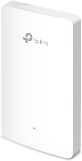 TP-Link AX1800 Wall Plate WiFi 6 Access Point, 1x 10/100/1000 Mbps Ethernet Port Uplink, 2 Dual-Band Antennas (2.4GHz & 5GHz), 5 GHz Up to 1201 Mbps & 2.4 GHz Up to 574 Mbps, White | EAP615-WALL