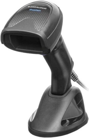 Datalogic Gryphon GD4520 Handheld Barcode Scanner, with Stand, 1D & 2D Scanner Capabilities, 650 nm Wavelength, 1280 x 800 pixels Sensor Resolution, Wired Connectivity, Black | GD4520-BKK1S
