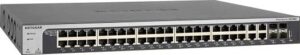 NetGear 1/10G, 44 Port Smart Managed Switch with 4 Dedicated Fiber Ports | XS748T