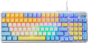 Cooler Master CK570 SF6 Chun-Li Gaming Mechanical Keyboard, Cherry MX Red Switch, PBT Double shot keycaps, Detachable USB Type-C Cable, Chun-Li Character Design | CK-570-MCCR1-US