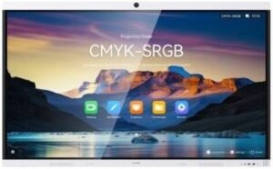 HUAWEI IdeaHub B3 Interactive Display, 75" 4K D-LED Display, Intelligent Tracking Supported, 8 Cores CPU, 8GB RAM + 64GB Flash Storage, Wi-Fi 6 Connectivity, 16ms Writing Latency, Black | IHB3-75SA