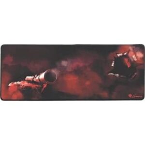 Genesis Carbon 500 XXL Tank NPG-1356, Mouse pad, Fabric/Rubber, 300 x 800 - Black | NPG-1356