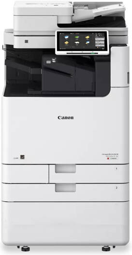 Canon imageRUNNER ADVANCE DX C5840i Laser Multifunctional Printer, 10.1 TFT LCD Control Panel, Up to 40ppm Print & Copy Speed, 600 x 600 Scan Resolution, Up to 1200 Sheets, White | C5840i