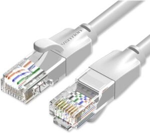 Vention Cat 6 UTP Patch Round Cable, 1000Mbps High Speed, 250MHz Stable Bandwidth, Suitable for Laptop / Projector / Computer, 1.5 Meter Length, Gray | IBEHG
