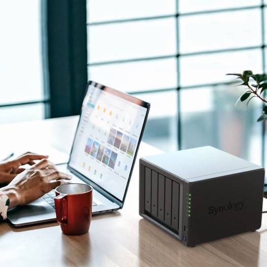 Synology DiskStation 5-Bay NAS Enclosure, 8GB DDR4 RAM, Up to 736 MB/s Read & 796 MB/s Write, Dual M.2 2280 NVMe SSD Slots, 4x Gigabit Ethernet Ports, 120W PSU, Black | DS1522+ - Image 5