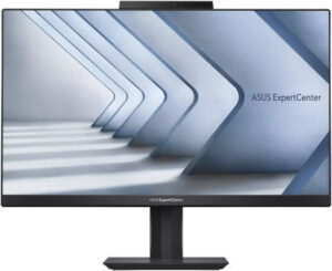 ASUS ExpertCenter E5 E5402WVAK All-In-One Desktop Computer, 23.8" FHD Display, Intel Core i5-1340P, 16GB RAM, 512GB SSD, Intel Iris Xe Graphics, ENG-ARAB K/B & Mouse, FreeDOS, Black | 90PT03J5-M00ND0