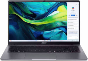 Acer AL15-32P-C8T3 Aspire Lite Laptop, 15.6" FHD Display, Intel Celeron N4500 Processor, 8GB RAM, 256GB SSD, Intel UHD Graphics, English Keyboard, Free Dos, Iron | NX.J9SEM.001