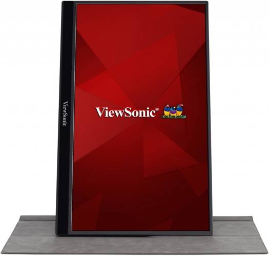 Viewsonic VG1655 16" FHD IPS Portable Monitor, 6.5ms Response Time, 16.2M Display Colors, 2x 0.8W Speakers, 2 Way Powered 60W USB C, Eye Care, Dual Speakers, Built in Stand with Cover, Black | VG1655 - Image 5