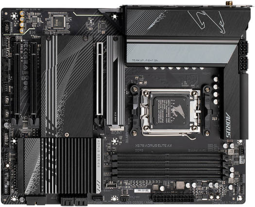 GIGABYTE X670 AORUS ELITE AX rev. 1.0 AM5 ATX Motherboard, AMD X670 Chipset, Dual CH 4x DDR5 DIMM,128GB Max Memory, Wi-Fi 6E, 2.5GbE LAN, 1 x PCI Express x16, 1 x M.2, 1x HDMI | X670-AORUS-ELITE-AX - Image 5