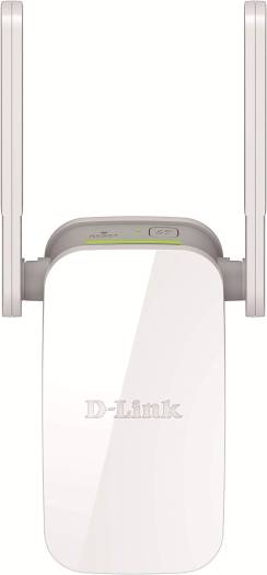D-Link AC1200 Wi-Fi Range Extender, Dual-Band Connectivity, 2.4GHz & 5GHz Frequency, Up to 866 Mbps Signal Rate, 10/100 Mbps Ethernet Port, White | DAP-1610