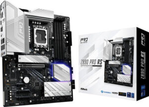 ASRock Z890 Pro RS LGA 1851 ATX Motherboard, Intel Z890 Chipset, 4x DDR5 DIMM Slots, Up to 256GB Max Memory, PCIe Gen5 x16 Slot, 3x Hyper M.2 Sockets | 90-MXBP40-A0UAYZ