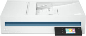 HP ScanJet Enterprise Flow N6600 fnw1 Scanner, Up to 1200 dpi, Up to 50 ppm/100 ipm Speed, Fast 2-Sided Scanning, 100 Sheets ADF Capacity, WiFi Connect, USB 3.0. White | 20G08A