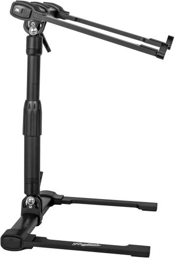 Headliners Gigastand USB Adjustable Laptop Stand with USB Hub, Fits Up to 17" Laptops, Telescoping Neck with 360˚ Rotation & Max Height of 16”, USB 2.0 Ports & (1) USB-C Port, Black | HL20014 - Image 3