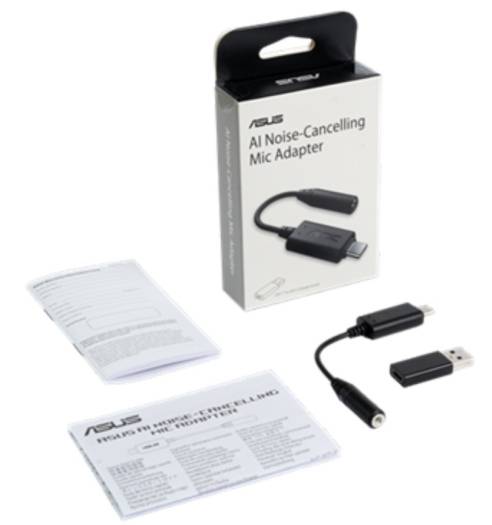 ASUS AI Noise-Cancelling Mic Adapter, USB-C, Compatible With PC, MAC, Mobile Device, Nintendo Switch For Gaming, VoIP/Internet Calls and Multimedia | 90YH02L1-B2UA00 - Image 4