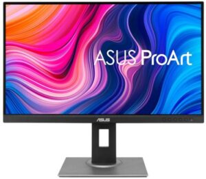 Asus ProArt PA278QV Display 27" WQHD (2560 x 1440) Monitor, 100% sRGB/Rec. 709 E 2, IPS, DisplayPort HDMI DVI-D Mini DP, 75 Hz, Calman Verified, Eye Care, Anti-Glare |90LM05L1-B03370