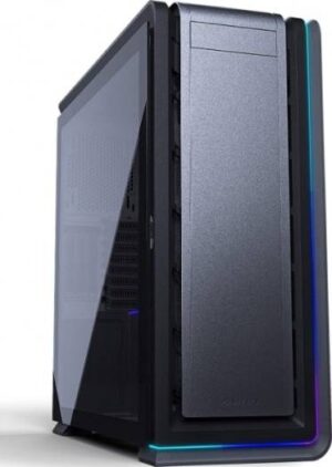 Phanteks Enthoo 719 Full Tower Case, Tempered Glass, Aluminum Panels, Dual System/PSU Support, Massive Storage, Fan Hub, Digital-RGB Lighting - Grey | PH-ES719LTG_DAG01