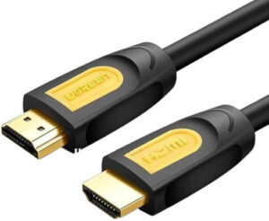 UGREEN HDMI 1.4 Male to Male Cable, Supports Resolution Up to 1080P@60Hz, 10.2Gbps Data Transfer Rate, 24K Gold Plated Connectors, 10M Cable Length, Black | 10170