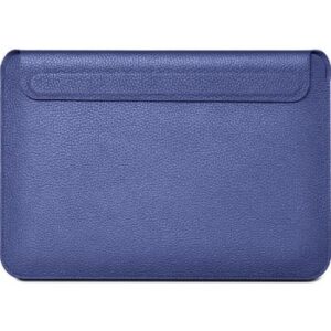 Wiwu Skin Pro Genuine Leather Sleeve, For Macbook 13.3", Navy Blue | SPGLSM13.3NB