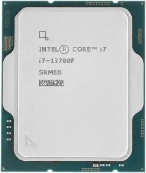 Intel Core i7-13700F Desktop Processor, 13th Gen LGA1700, 16 Cores (8 P-cores + 8 E-cores) 30MB Cache, Up to 5.2 GHz Turbo Clock, DDR4/DDR5 Memory, 128GB Max, Tray | CM8071504820806