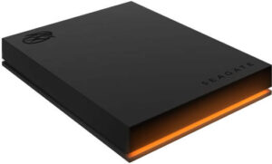 Seagate FireCuda 1TB Gaming External Hard Drive, 3.5'' Form Factor, USB 3.2 Gen 1 Interface, RGB LED Lighting, For PC and Mac, With Rescue Services, Bus Powered, Black | STKL1000400