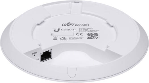 Ubiquiti Networks UniFi nanoHD 4x4 MU-MIMO 802.11ac Wave-2 Access Point, Up to 1733 Mb/s Wi-Fi Data Throughput, 802.11ac Wave-2 Technology, 1x Gigabit ETH, Low-Profile Mounting, White | UAP-nanoHD - Image 3
