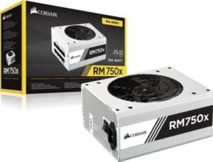 Corsair RMx Series RM750x — 750 Watt 80 PLUS Gold Certified Fully Modular ATX Power Supply (UK) — White | CP-9020155-UK / CP-9020187-UK