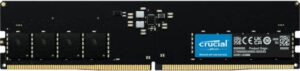 Crucial UDIMM Desktop Memory, 16GB Capacity, DDR5-5600 Speed, 46-45-45 JEDEC, 1.1 Voltage, Unbuffered | CT16G56C46U5