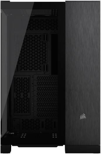 Corsair 6500X Mid-Tower Dual Chamber PC Case, Panoramic Tempered Glass, Support Up to 10x 120mm Fans, Up to 360mm Radiator, Reverse Connection MB Compatible, Black/obsidian Aluminum | CC-9011283-WW - Image 4