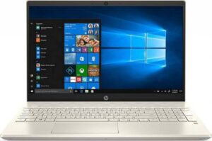 HP Pavilion 15  CS3020, 15.6" FHD, i7-1065G7 1.3GHz, 8GB RAM, 512 GB SSD, Win 10 Home, English Keyboard - Gold | 7YZ64UA
