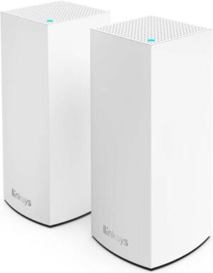 Linksys Atlas WiFi 6 Router Home WiFi Mesh System, Dual-Band, 4,000 Sq. ft Coverage, 50+ Devices, Speeds up to (AX3000) 3.0Gbps - MX2000 2-Pack