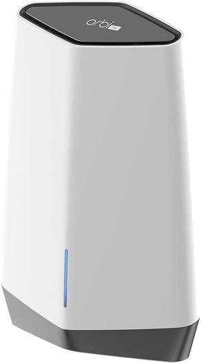 NETGEAR SXR80 Orbi Pro AX6000 Wi-Fi 6 Tri-Band Mesh Router,  Up to 6 Gbps Speed & 3000 Sq.ft.Coverage, 8x Antennas,1x 2.5GbE LAN, 4x Gigabit ETH, MU-MIMO, White | SXR80-100EUS
