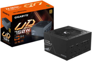 GIGABYTE UD750GM PG5 Fully Modular Power Supply, 750W Power, 80 PLUS Gold Efficiency, 120mm Hydraulic Bearing Fan, ATX 12V v3.0, Black | GP-UD750GM-PG5