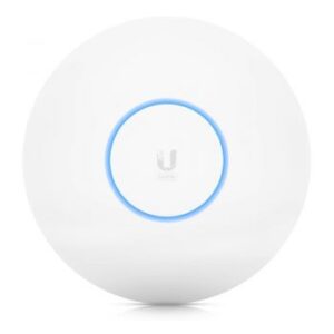 Ubiquiti Networks WiFi 6 Pro Dual-Band Access Point, WiFi 6, Up to 5373 Mb/s Total Throughput,  300+ Clients, 5 GHz (4x4 MIMO), 2.4 GHz (2x2 MIMO), Guest Isolation, White | U6-Pro