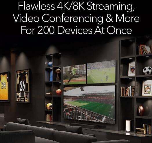 NETGEAR Orbi 970 Series Quad-band WiFi 7 Mesh, BE27000 Speed, Up to 6GHz Band, Up to 11,530 Mbps, 12 High-Performance Internal Antennas, Pack of 3, Black | RBE973SB - Image 5