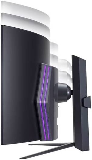 LG 45GR95QE-B 45'' UltraGear WQHD OLED Curved Monitor, 240Hz Refresh Rate, 0.03ms Response Time, 21:9 Aspect Ratio, 1.07B Color Depth, 178º Viewing Angle, HDR 10, Black | 45GR95QE-B - Image 7