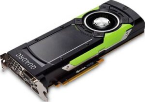 PNY Quadro GP100 Graphics Card -  16 GB HBM2 4096-bit, PCI-Express 3.0 x16, SLI , HDCP 2.2 and HDMI 2.0b support, 3584 CUDA Cores, 4x Display Port, 1x DVI-D ( Dual Link ), 3-Pin 3D-Stereo | VCQGP100-P